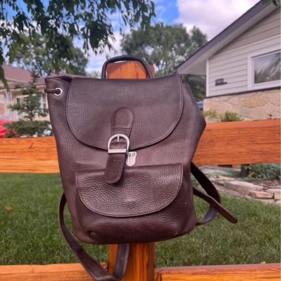 Bags | Eddie Bauer Leather Backpack | Poshmark display picture 1